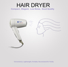 Secador de cabelo elétrico para eletrodomésticos e secador de cabelo para estudantes