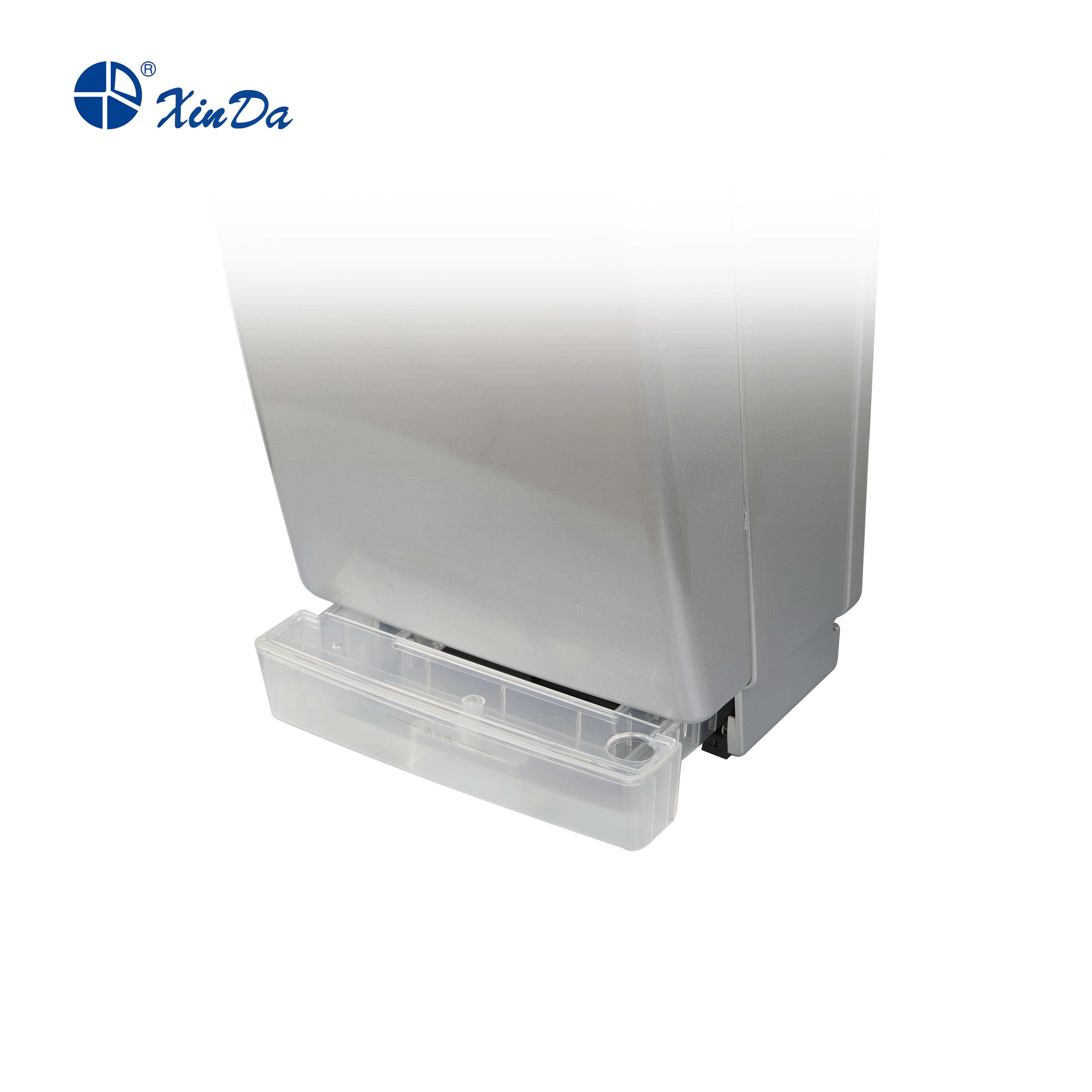 Os secadores de mãos a jato de ar de alta velocidade XinDa GSQ70A Silver secador de mãos de alta velocidade do banheiro Secador de mãos em pé