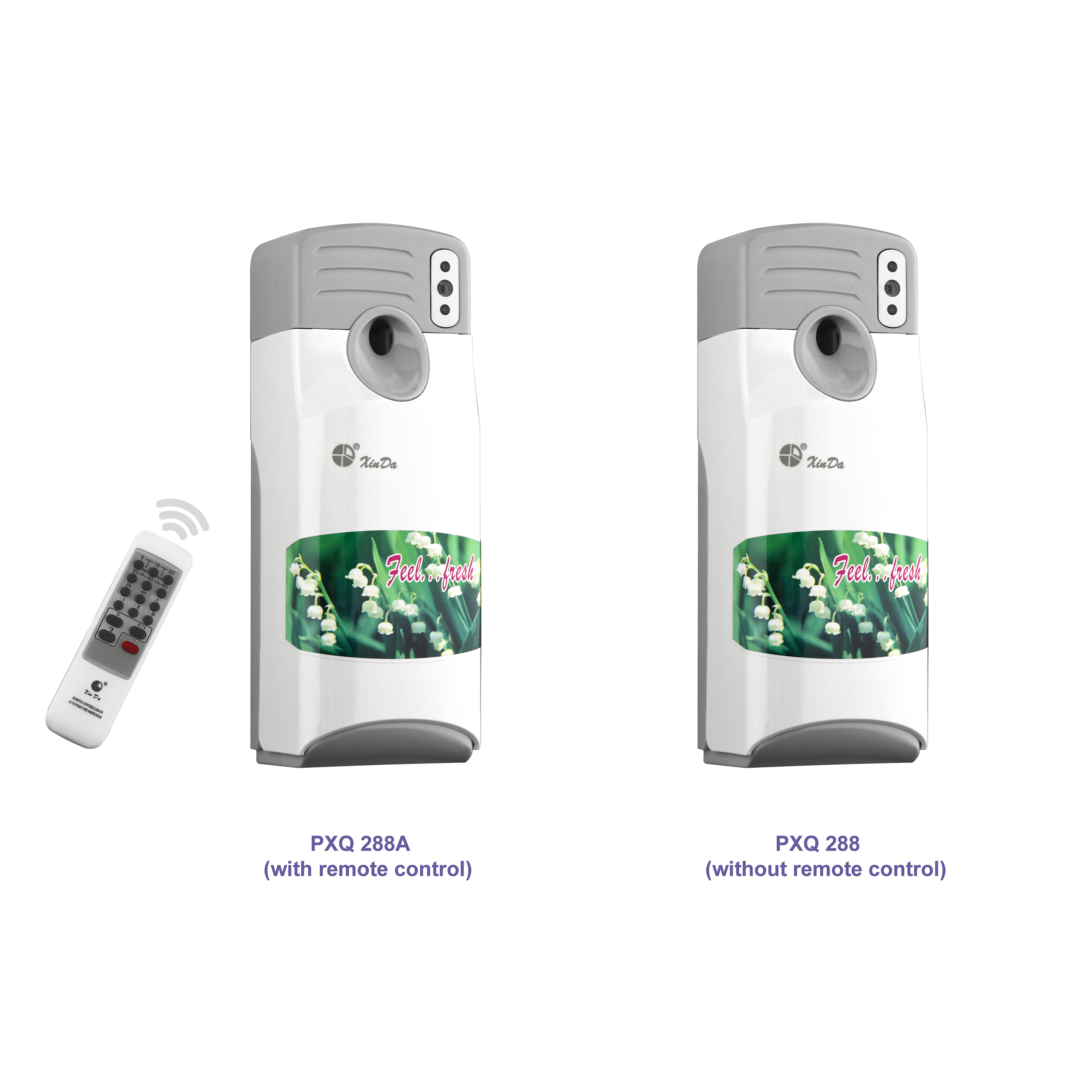 Xinda PXQ 288A Desodorizador Digital Automático Bateria Recarregável Difusor de Fragrância Ambientador Dispensador de Perfume Purificador de Ar
