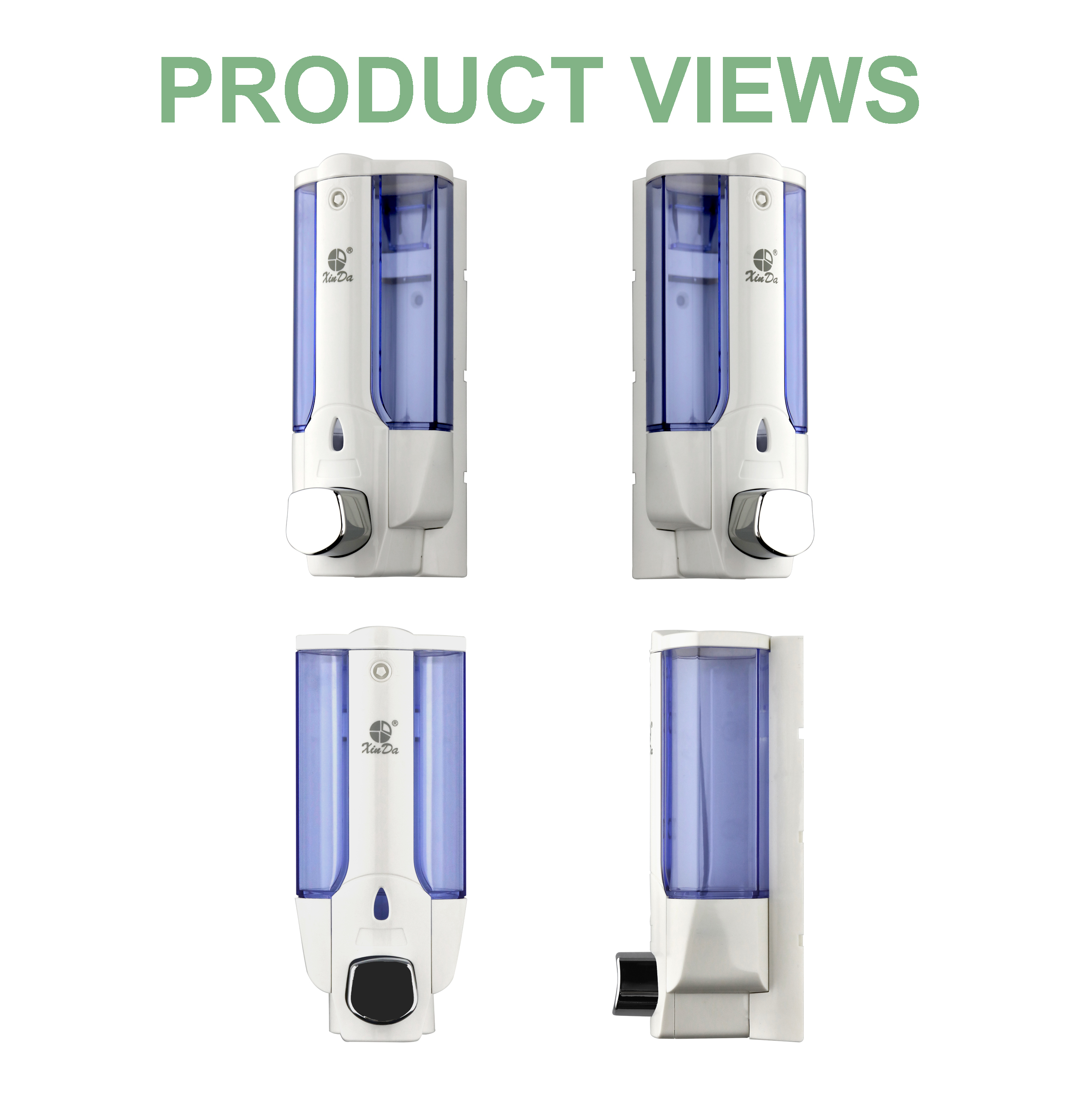 Dispensador de sabonete líquido automático XinDa ZYQ138 com sensor indutivo para dispensador de sabonete para lavar as mãos no banheiro