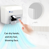 Secador de mãos elétrico de aço inoxidável para banheiro