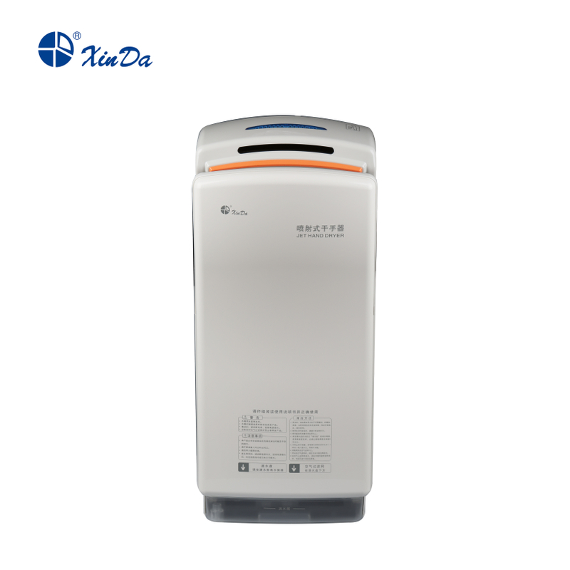 Xinda GSQ 80 ABS branco sensor automático secador de mãos ABS plástico secador de mãos de alta velocidade secador de mãos montado na parede