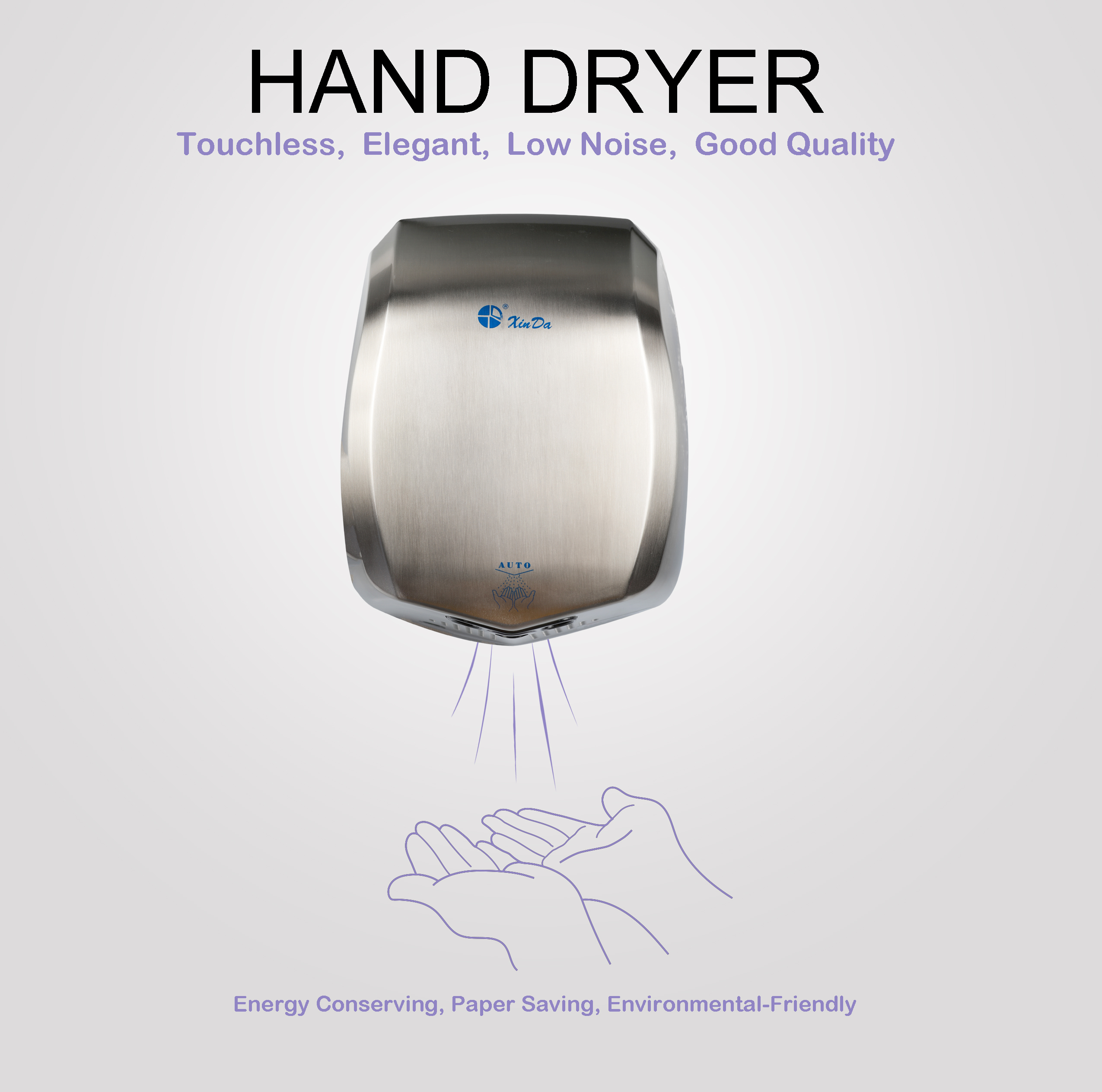 Benefícios de um secador de mãos automático