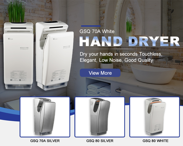 A evolução da secagem das mãos: de toalhas manuais a secadores de mãos automáticos montados na parede
