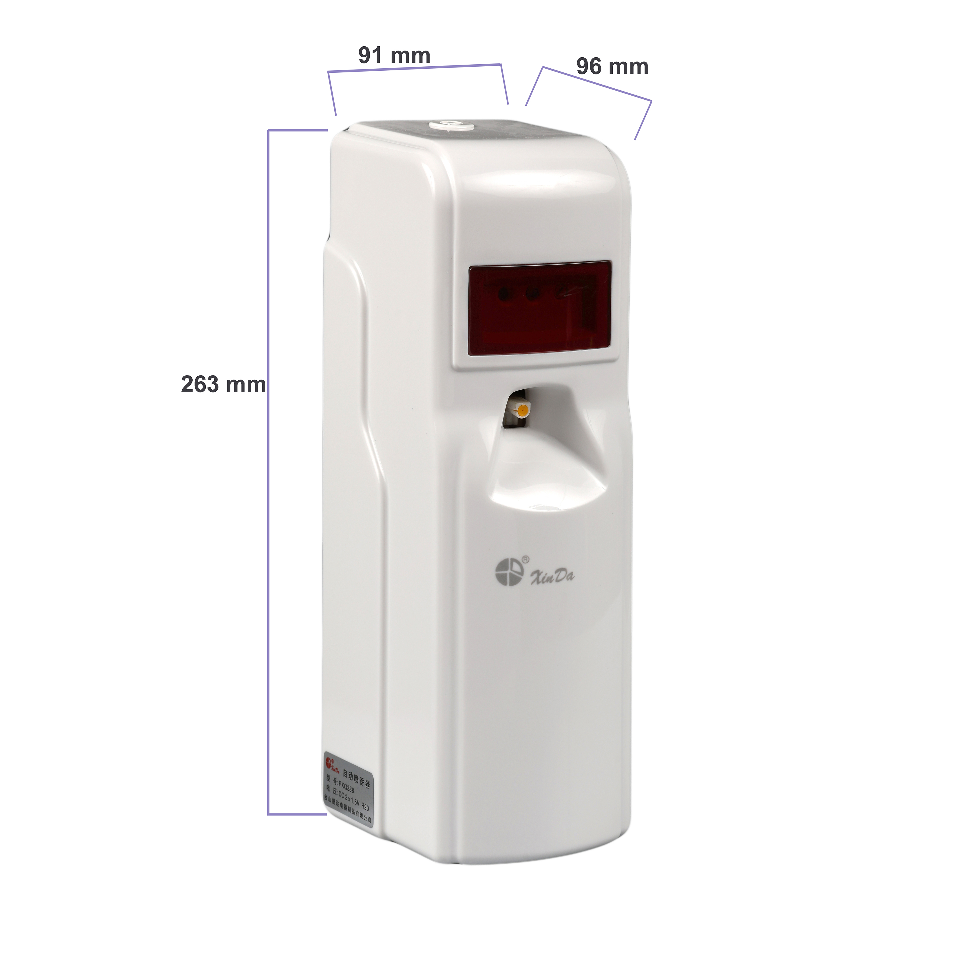 Dispensador automático de perfume em aerossol XINDA PXQ388B