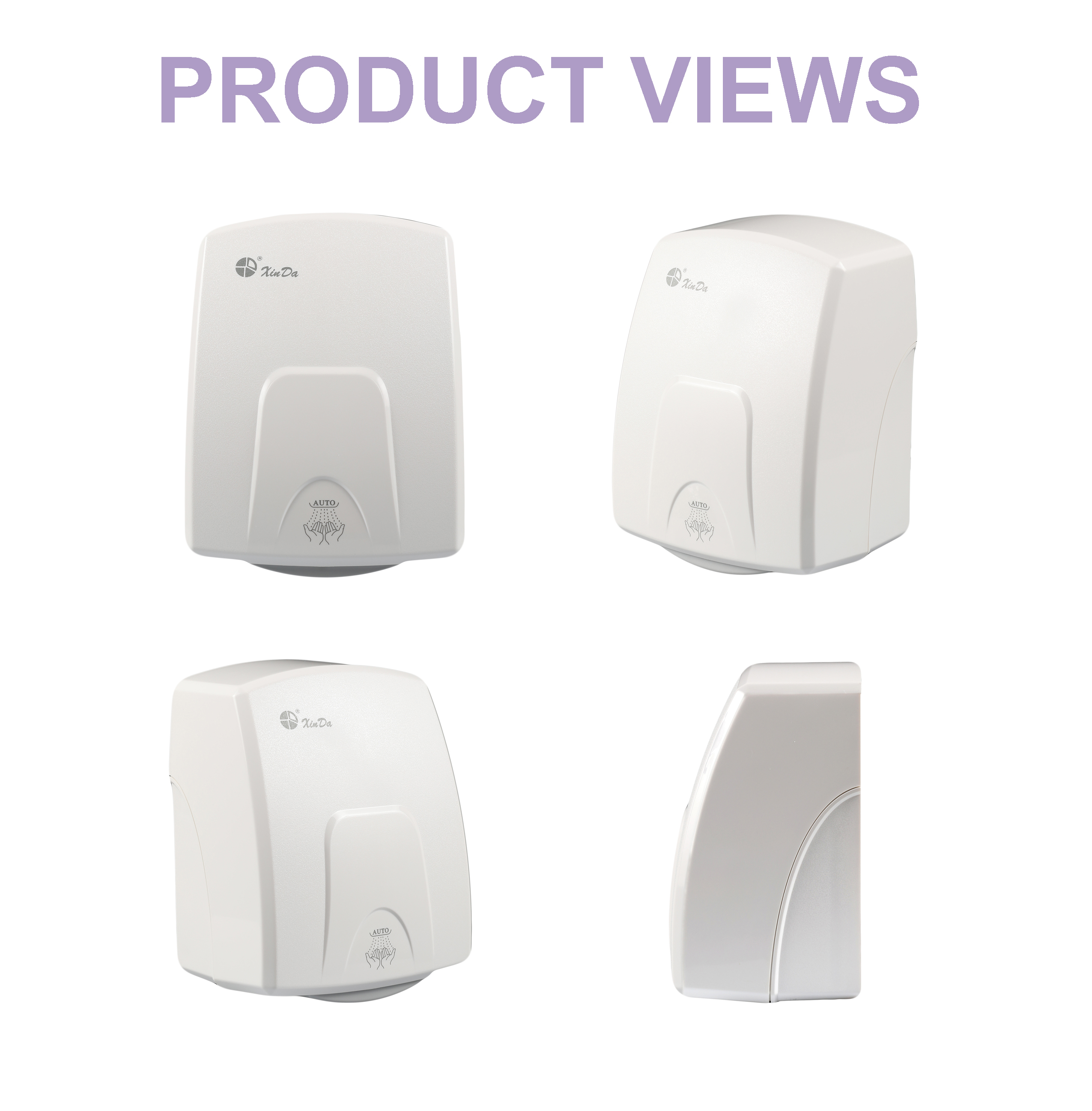 O sensor de lavagem XinDa GSQ150, secador de mãos livre, secador de mãos, torneiras para banheiro (USHD-1601) Secador de mãos