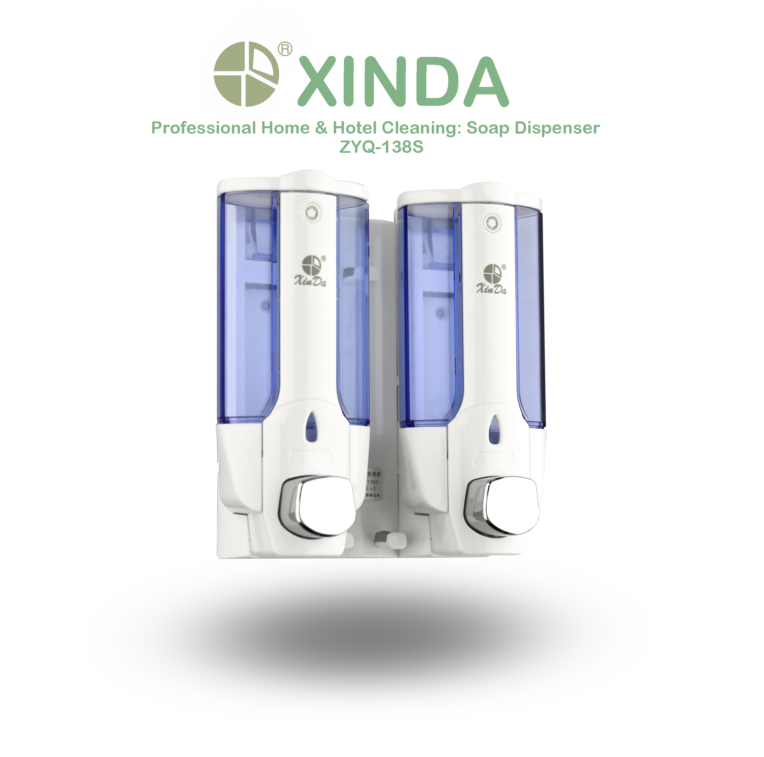 XinDa ZYQ138 Dispensador de Sabonete Líquido Automático com Sensor Indutivo para Dispensador de Sabonete para Lavar as Mãos no Banheiro