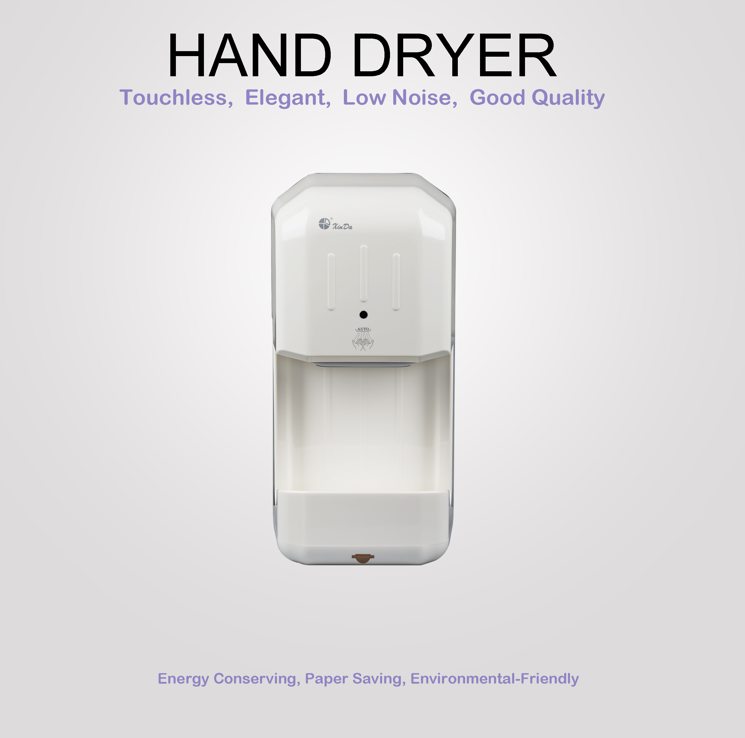 O XinDa GSQ88 Banheiro Secador de mão de ânion negativo automático secador de mãos Secador de pés para banheiro comercial com secador de mão de ozônio